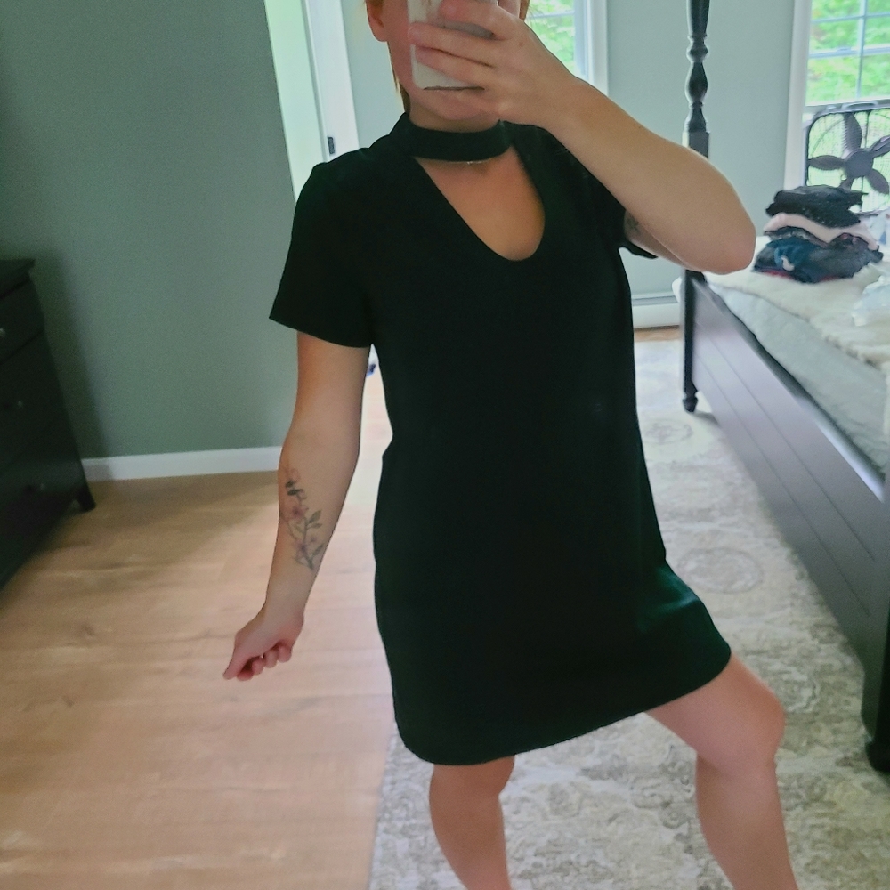 FREE!!!! Sanctuary Madeline Green Choker Mini Dress